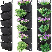 Beplanting hangzak schutting/muur