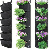 Beplanting hangzak schutting/muur