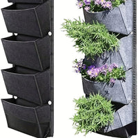 Beplanting hangzak schutting/muur