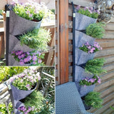 Beplanting hangzak schutting/muur