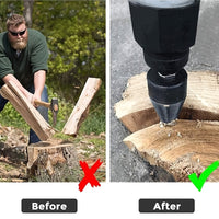 Hout splitter 4x aansluit stuk
