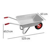 Kruiwagen 80 liter - Belastbaarheid 150 kg